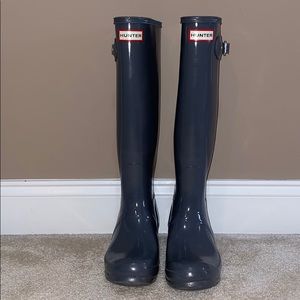 Grey Hunter rain boots